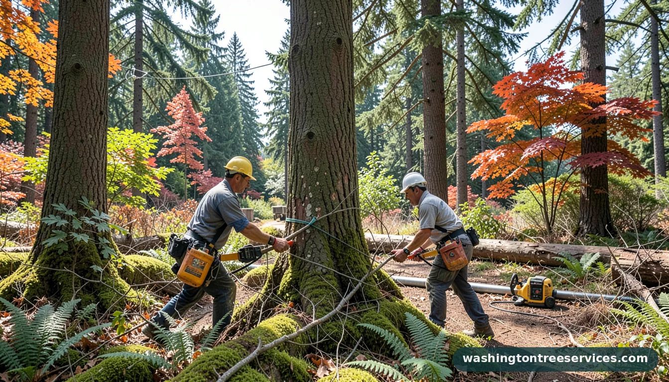 tree service in seattle washington - completed tree work by Washington Tree Services