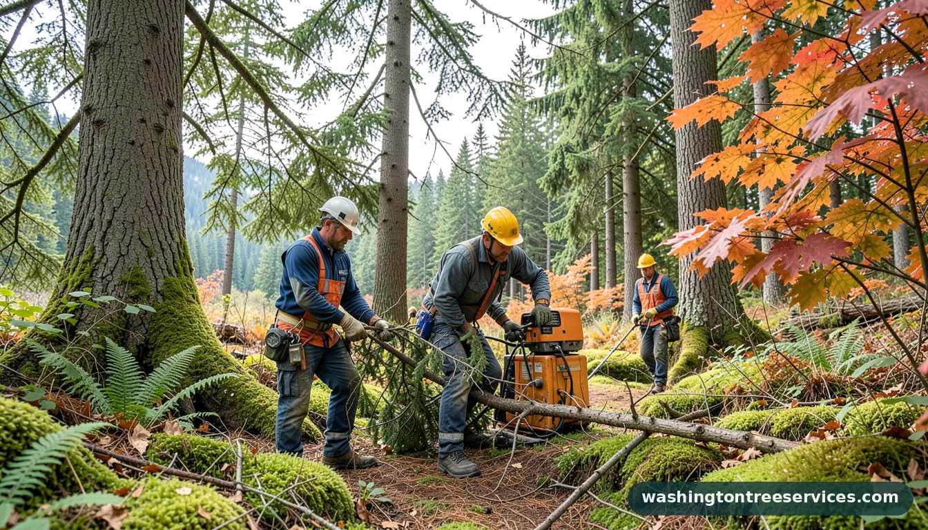 tree service in seattle - certified arborists at work in Washington