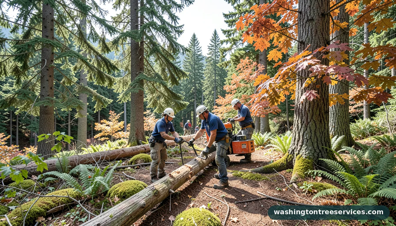 tree service issaquah - certified arborists at work in Washington