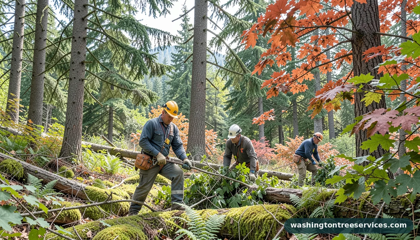 tree service issaquah - completed tree work by Washington Tree Services