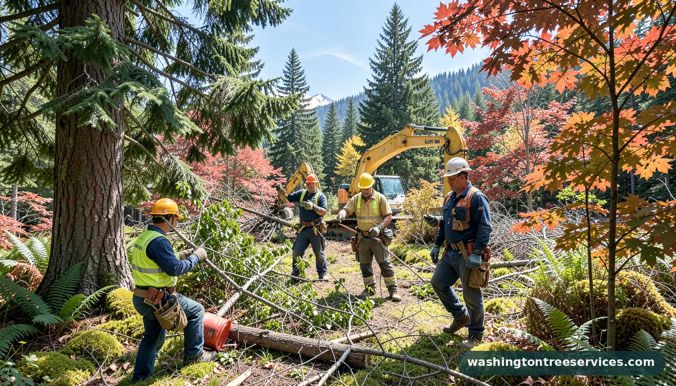 tree service kent wa - certified arborists at work in Washington