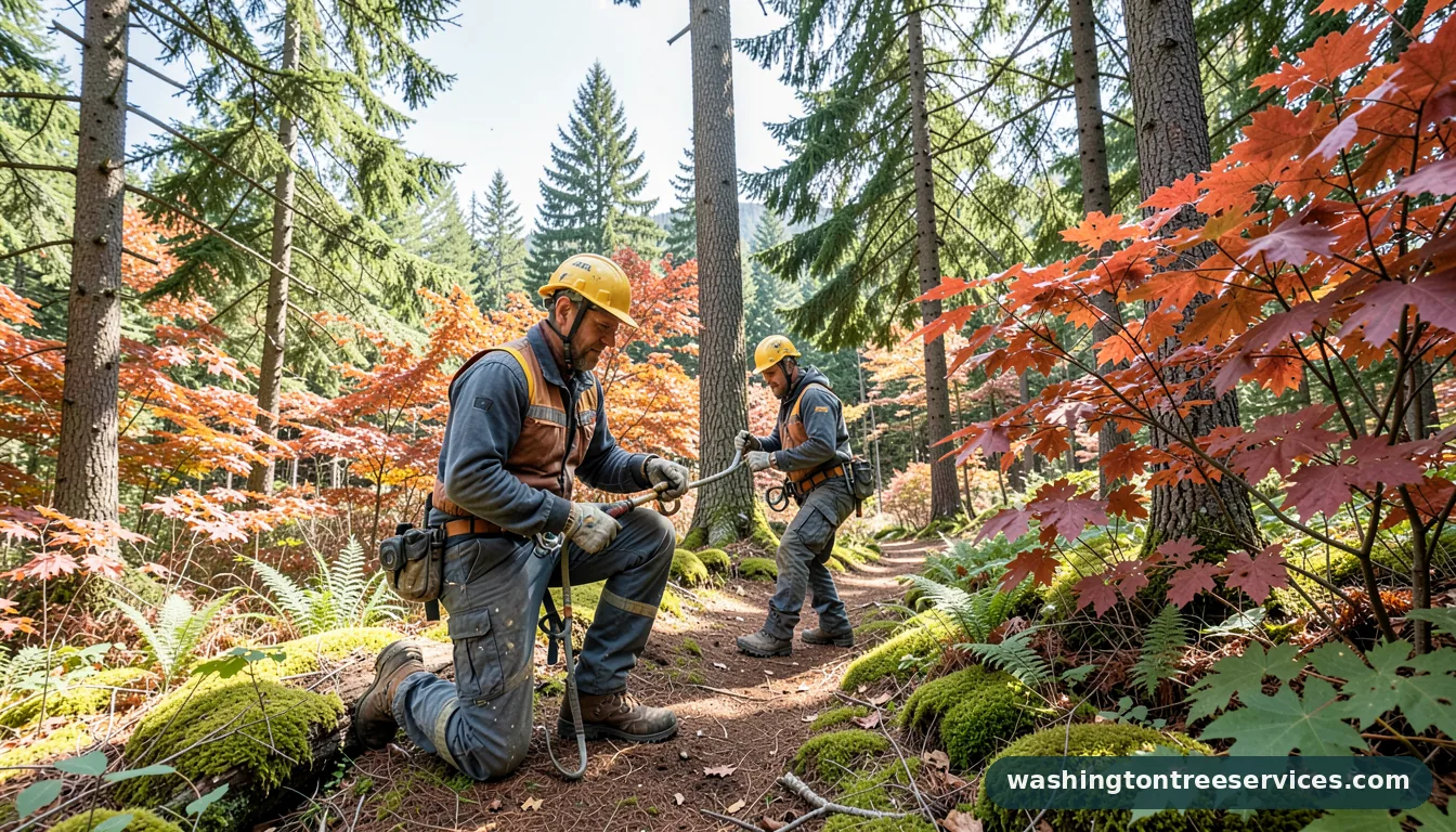 tree service kirkland wa - certified arborists at work in Washington