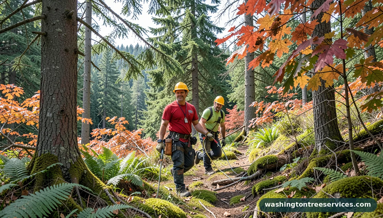 tree service kirkland - tree service equipment and crew in Washington