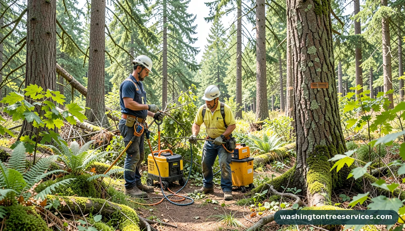 tree service kitsap - certified arborists at work in Washington