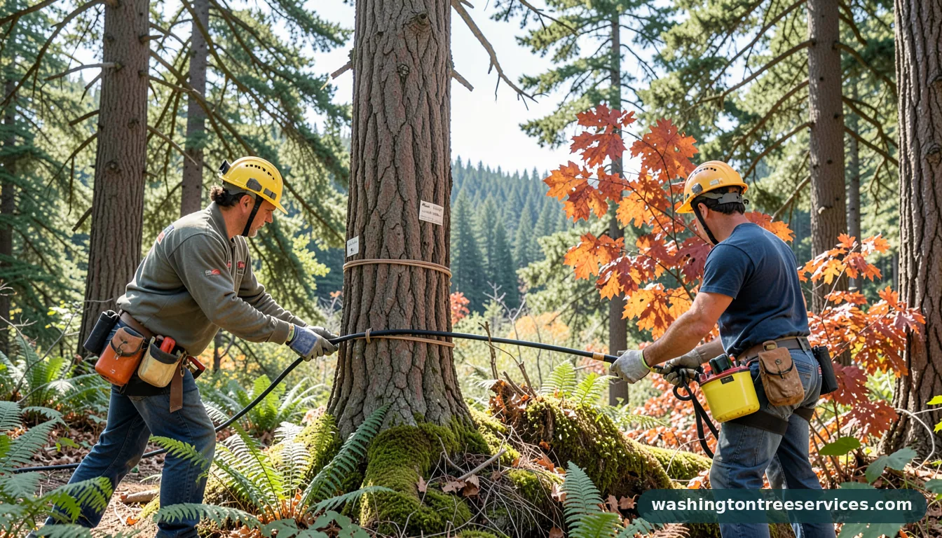 tree service kitsap - completed tree work by Washington Tree Services