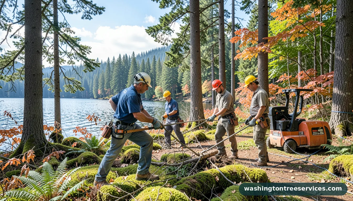tree service lake stevens wa - certified arborists at work in Washington