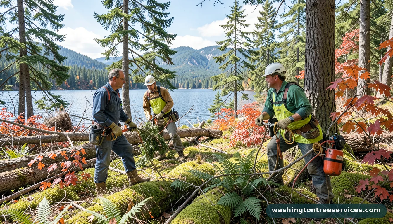 tree service lake stevens wa - tree service equipment and crew in Washington