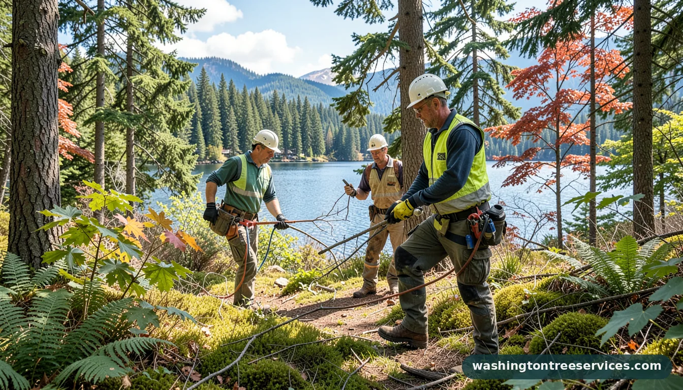 tree service lake stevens wa - completed tree work by Washington Tree Services
