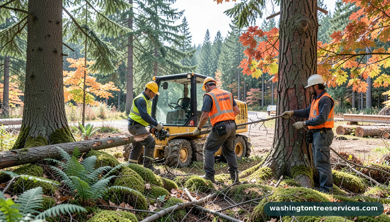 Professional equipment for tree service lynnwood in Washington tree service lynnwood - tree service equipment and crew in Washington
