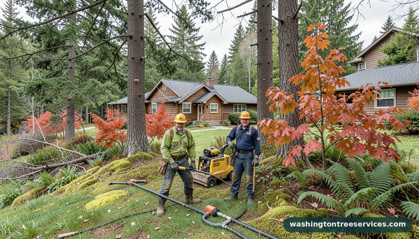 Completed tree service maple valley project by Washington Tree Services tree service maple valley - completed tree work by Washington Tree Services