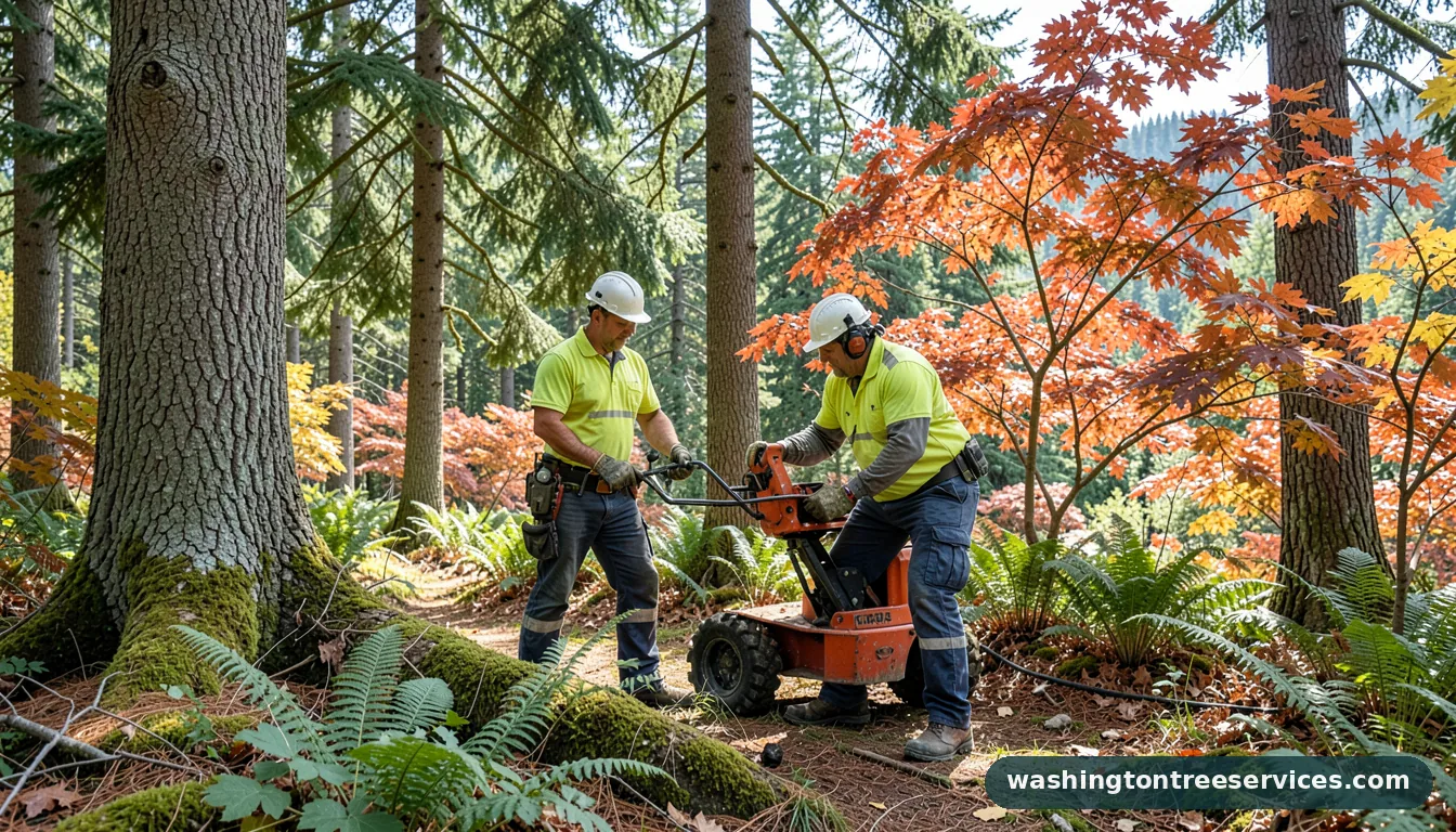 tree service marysville wa - completed tree work by Washington Tree Services