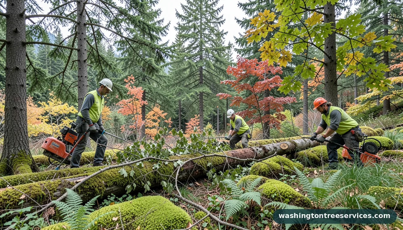 tree service marysville - completed tree work by Washington Tree Services