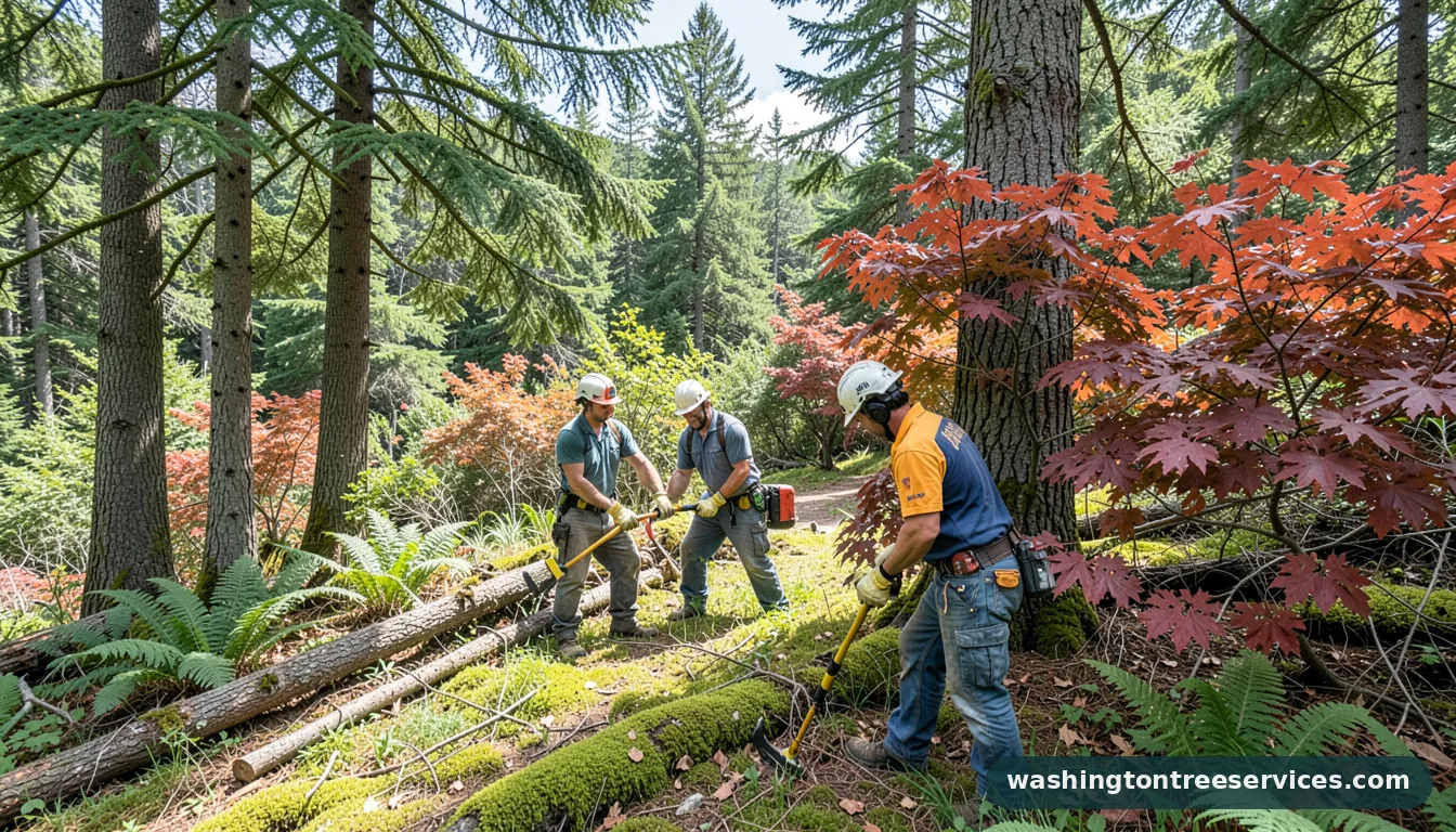 tree service monroe wa - completed tree work by Washington Tree Services