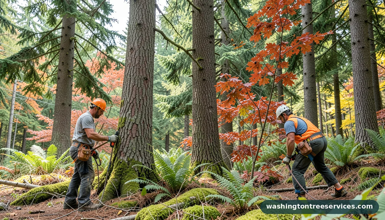 Certified arborists handling tree service mukilteo in Washington tree service mukilteo - certified arborists at work in Washington