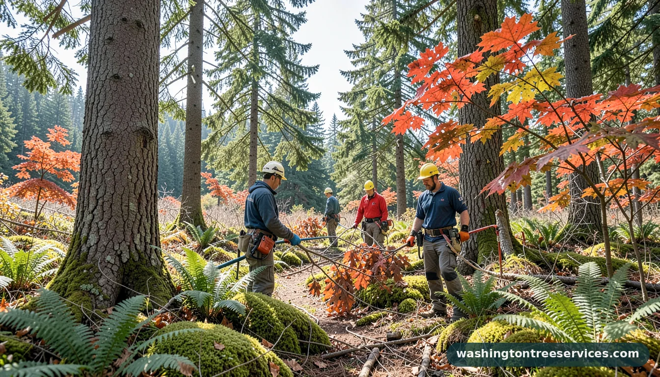 Professional equipment for tree service mukilteo in Washington tree service mukilteo - tree service equipment and crew in Washington