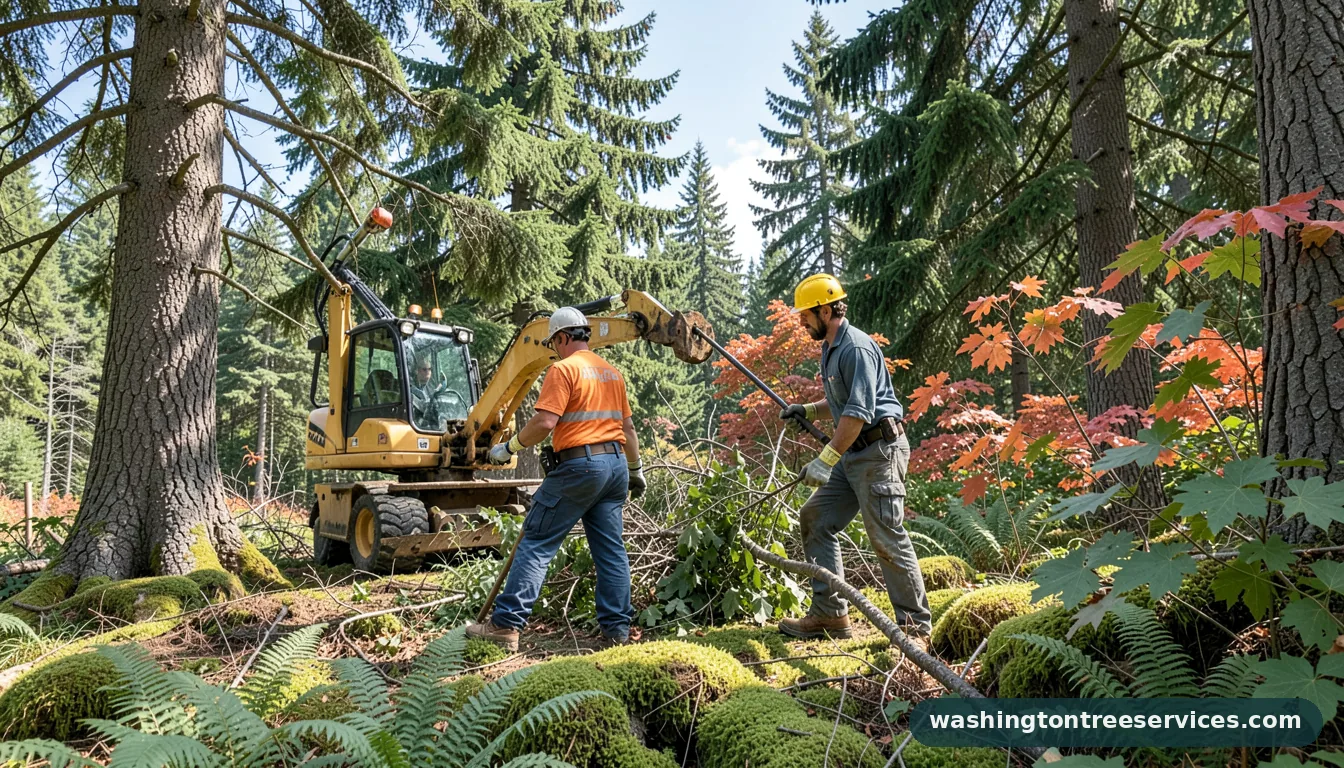 tree service near me prices - certified arborists at work in Washington