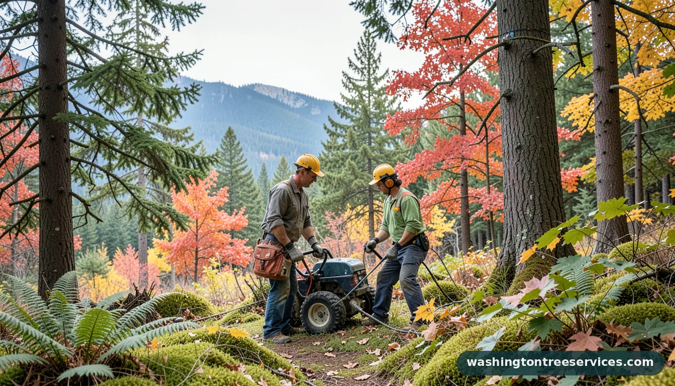 tree service north bend wa - certified arborists at work in Washington