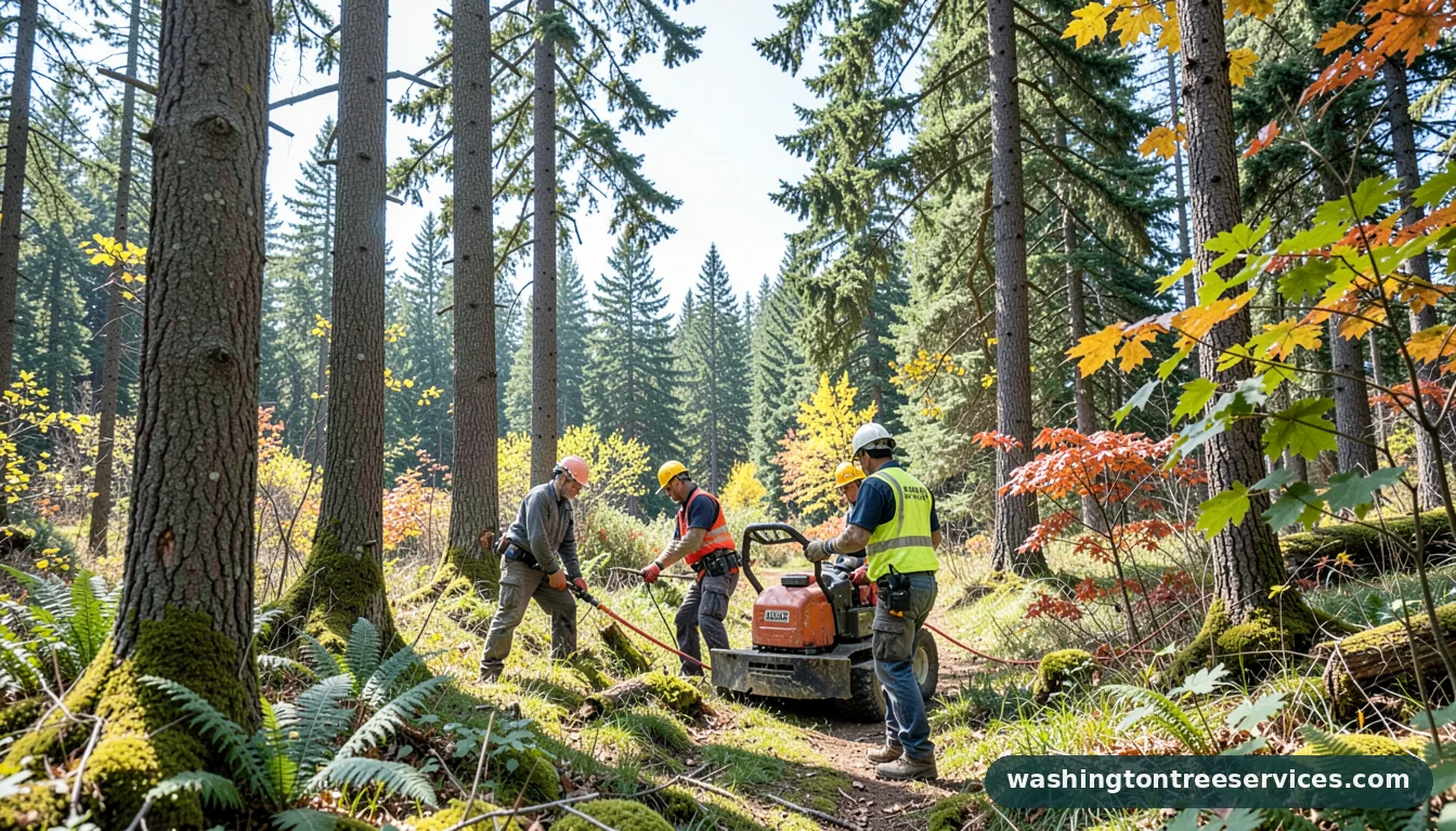 tree service north bend wa - tree service equipment and crew in Washington