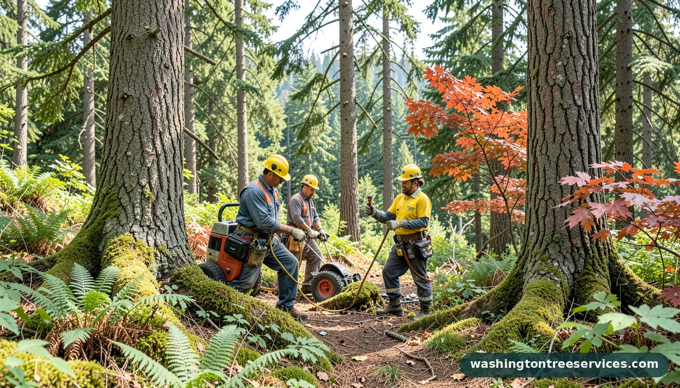Professional equipment for tree service poulsbo in Washington tree service poulsbo - tree service equipment and crew in Washington