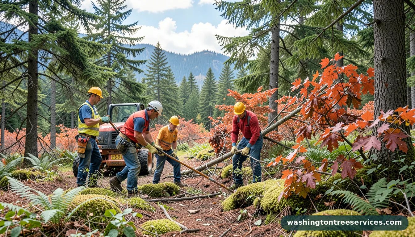 tree service redmond wa - certified arborists at work in Washington