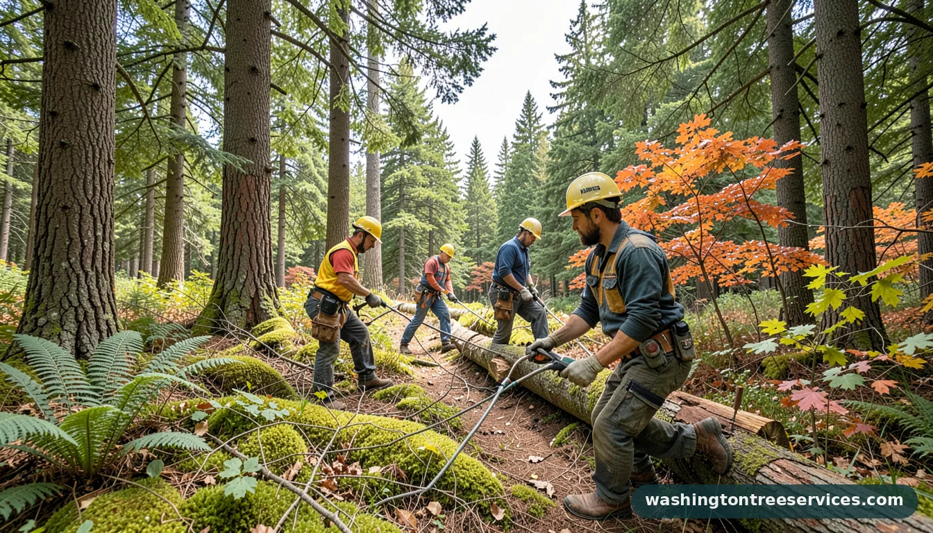 tree service redmond - certified arborists at work in Washington