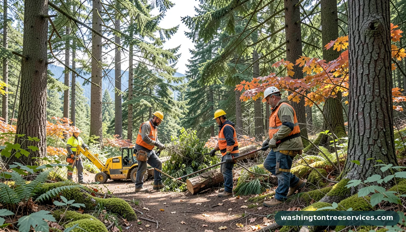 tree service seattle wa - certified arborists at work in Washington