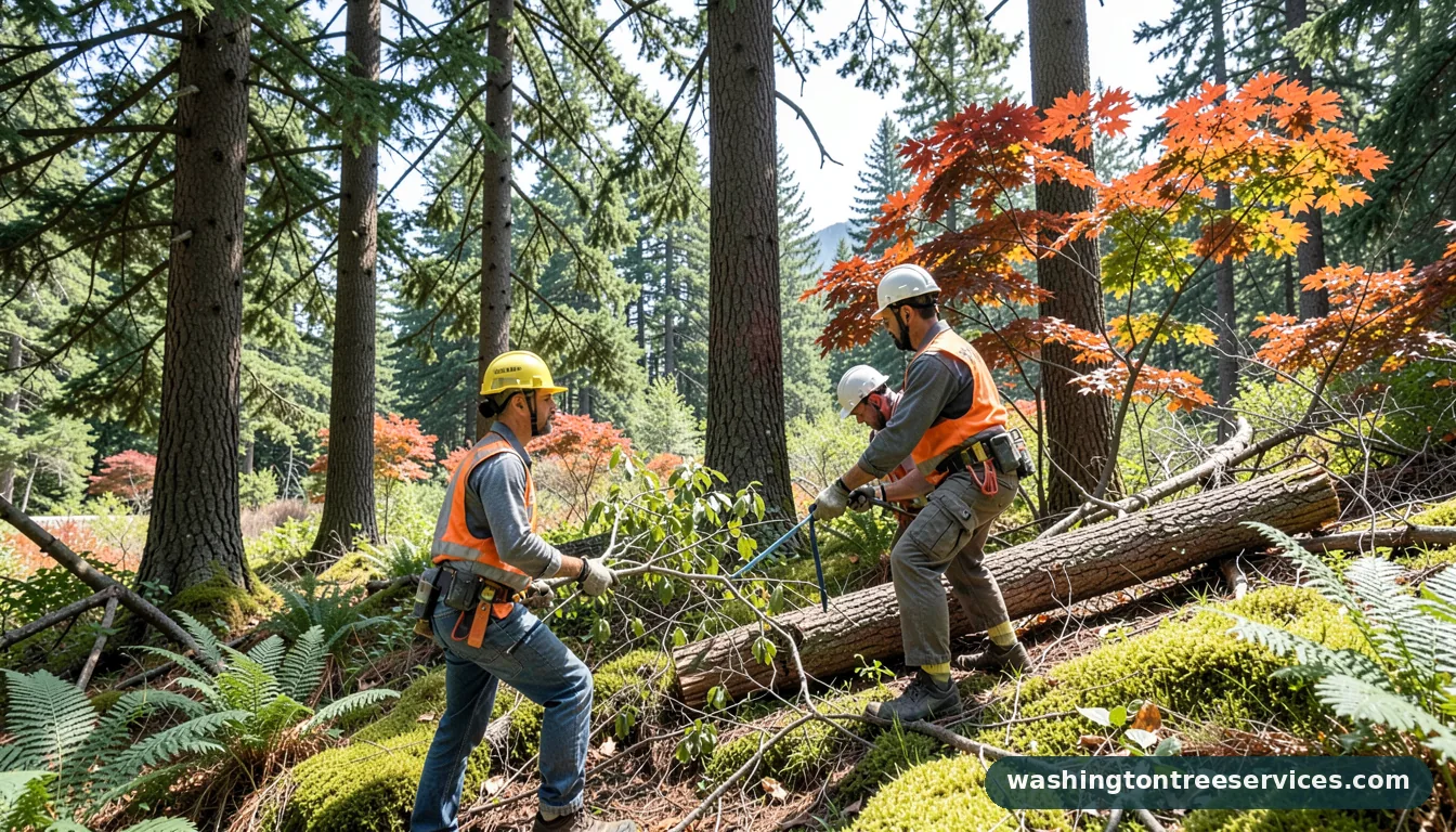 Professional equipment for tree service shelton wa in Washington tree service shelton wa - tree service equipment and crew in Washington