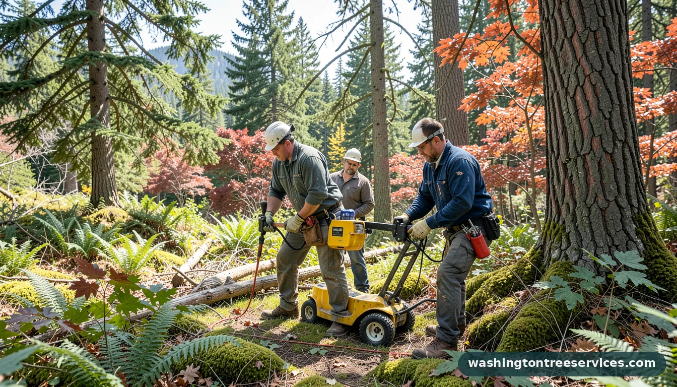 Completed tree service shelton wa project by Washington Tree Services tree service shelton wa - completed tree work by Washington Tree Services