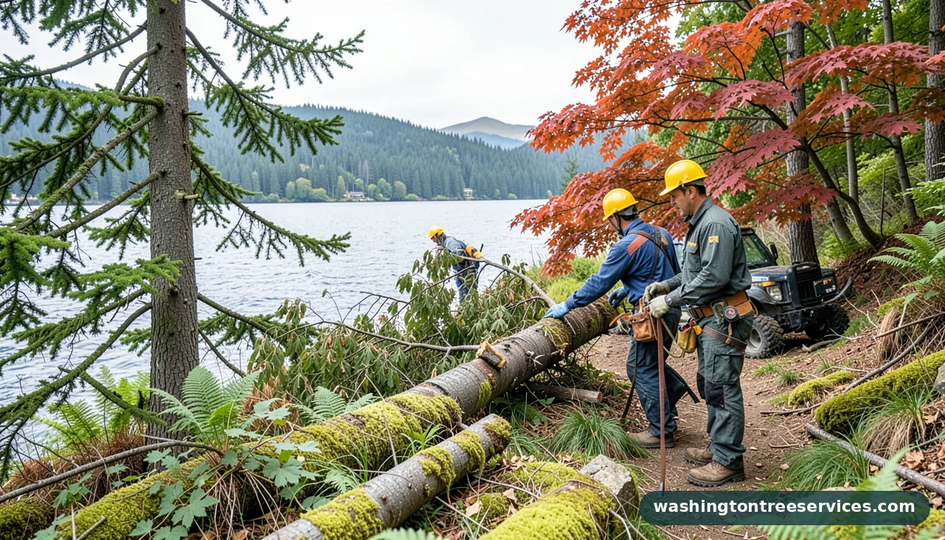 Professional equipment for tree service shoreline wa in Washington tree service shoreline wa - tree service equipment and crew in Washington