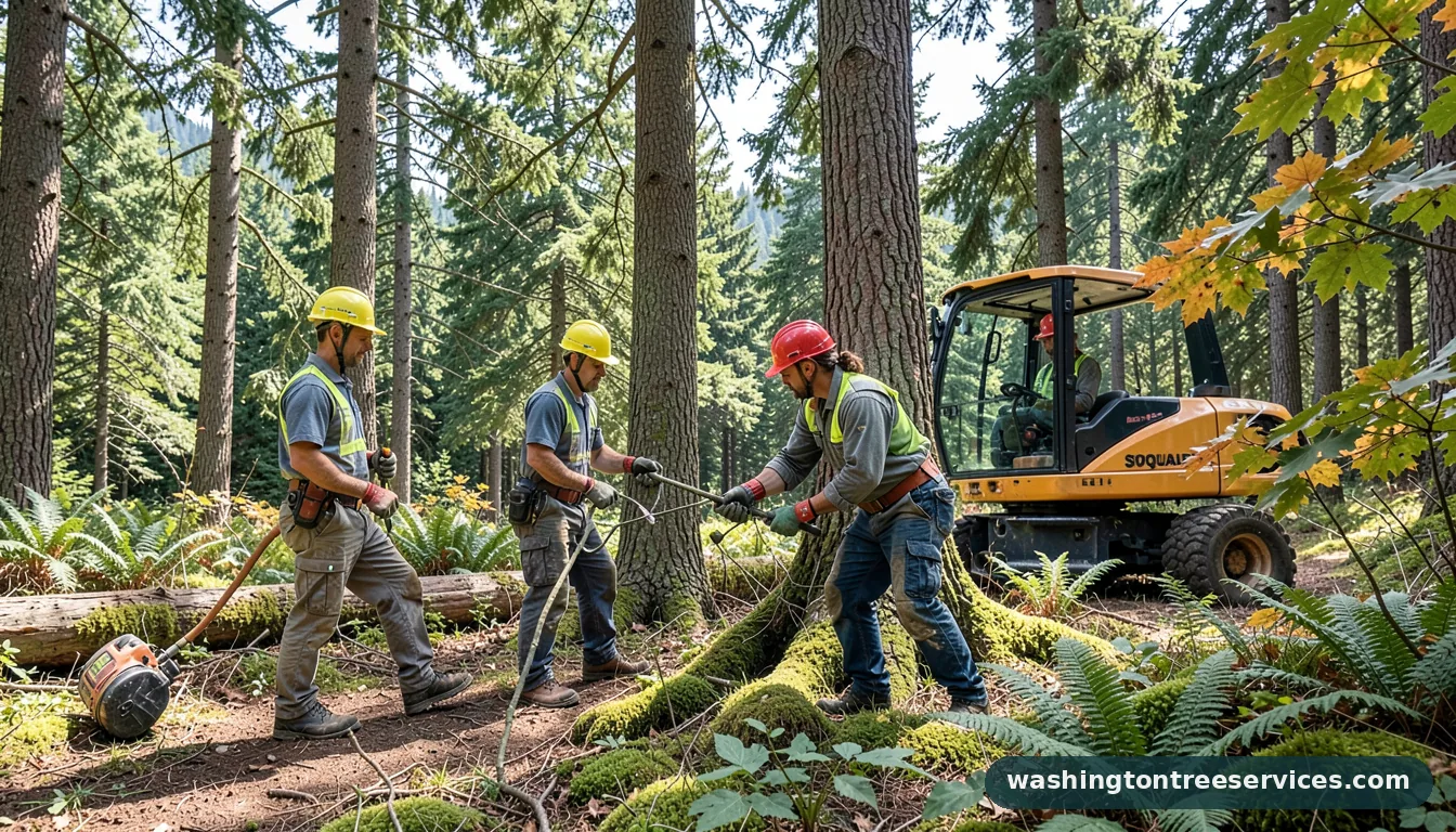 tree service snoqualmie - certified arborists at work in Washington