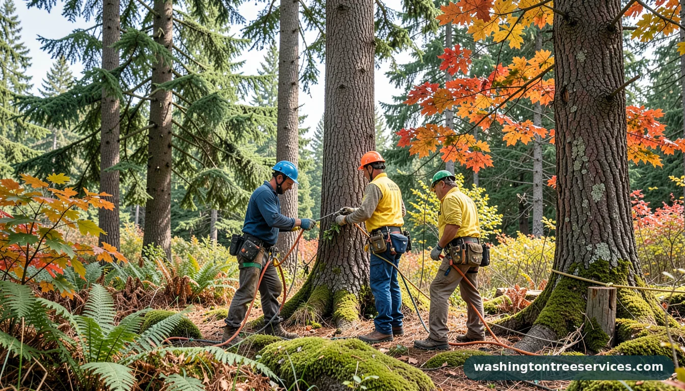 tree service snoqualmie - completed tree work by Washington Tree Services