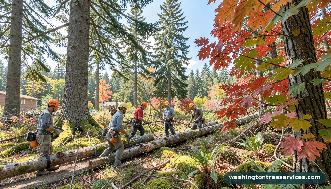 Certified arborists handling tree service tacoma wa in Washington tree service tacoma wa - certified arborists at work in Washington