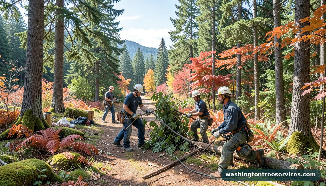 tree service tacoma - completed tree work by Washington Tree Services