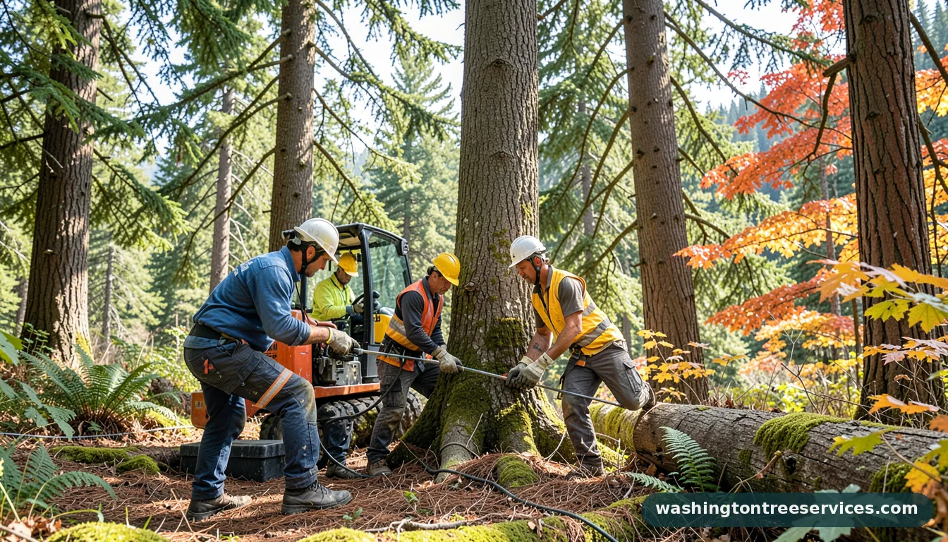 tree service woodinville wa - certified arborists at work in Washington