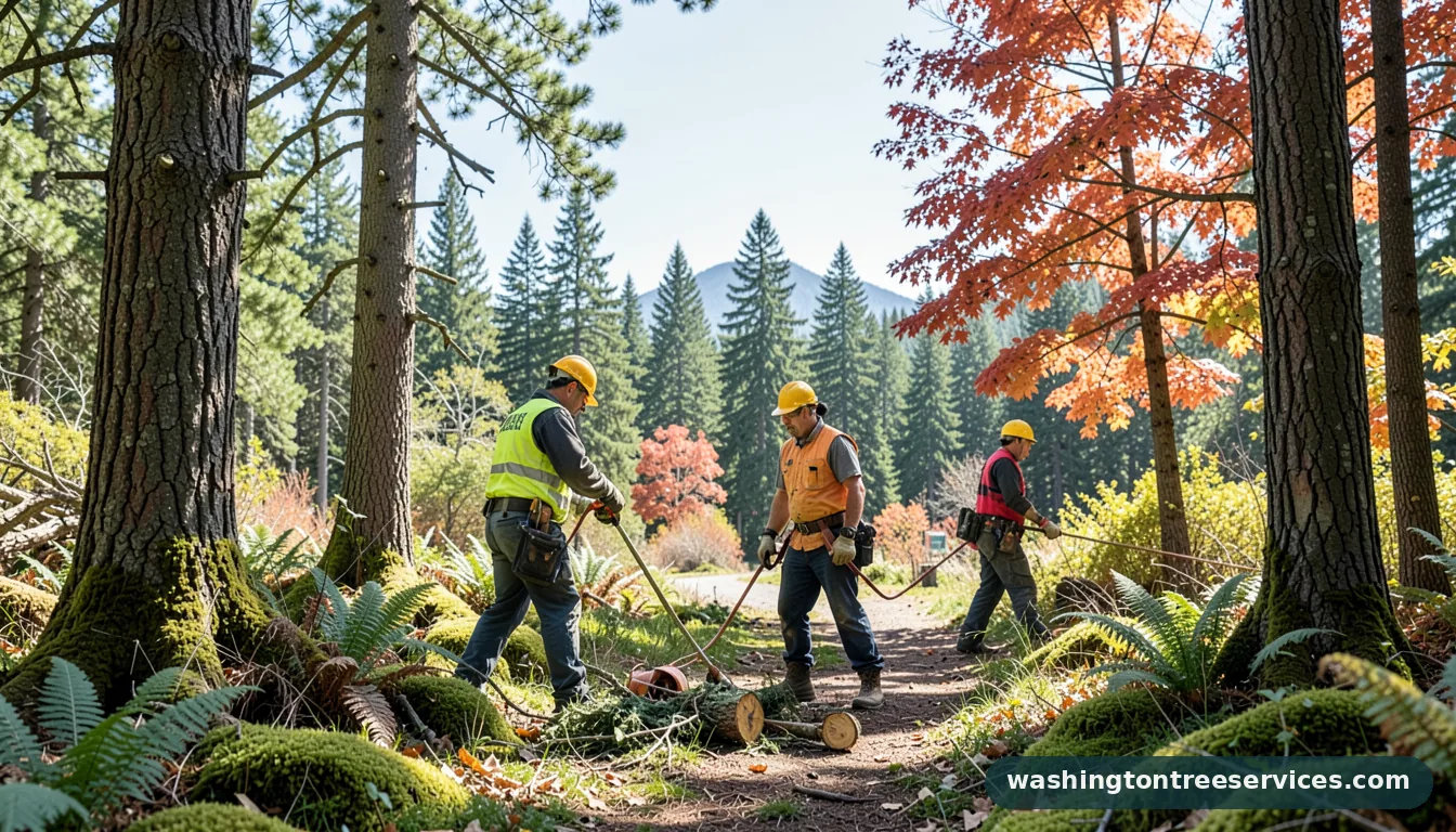 tree service woodinville wa - completed tree work by Washington Tree Services