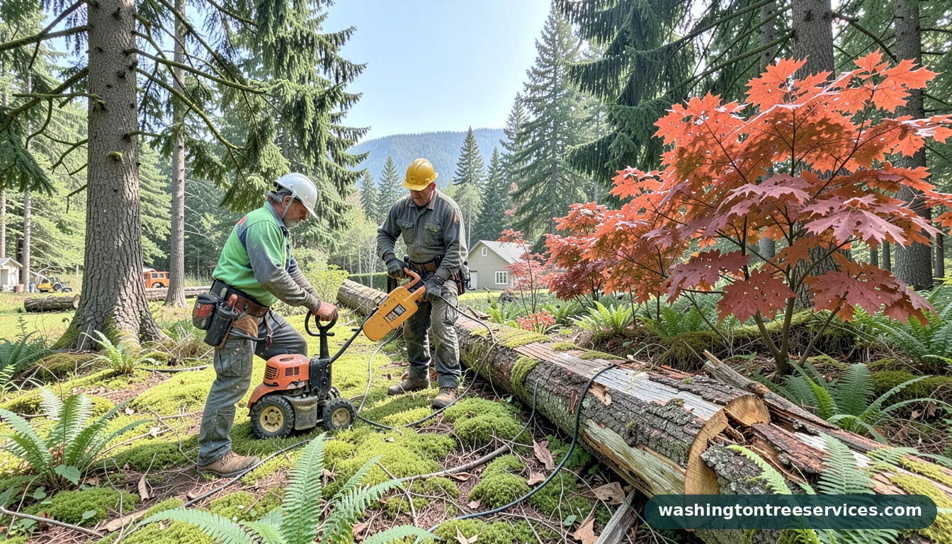 tree service woodinville - completed tree work by Washington Tree Services