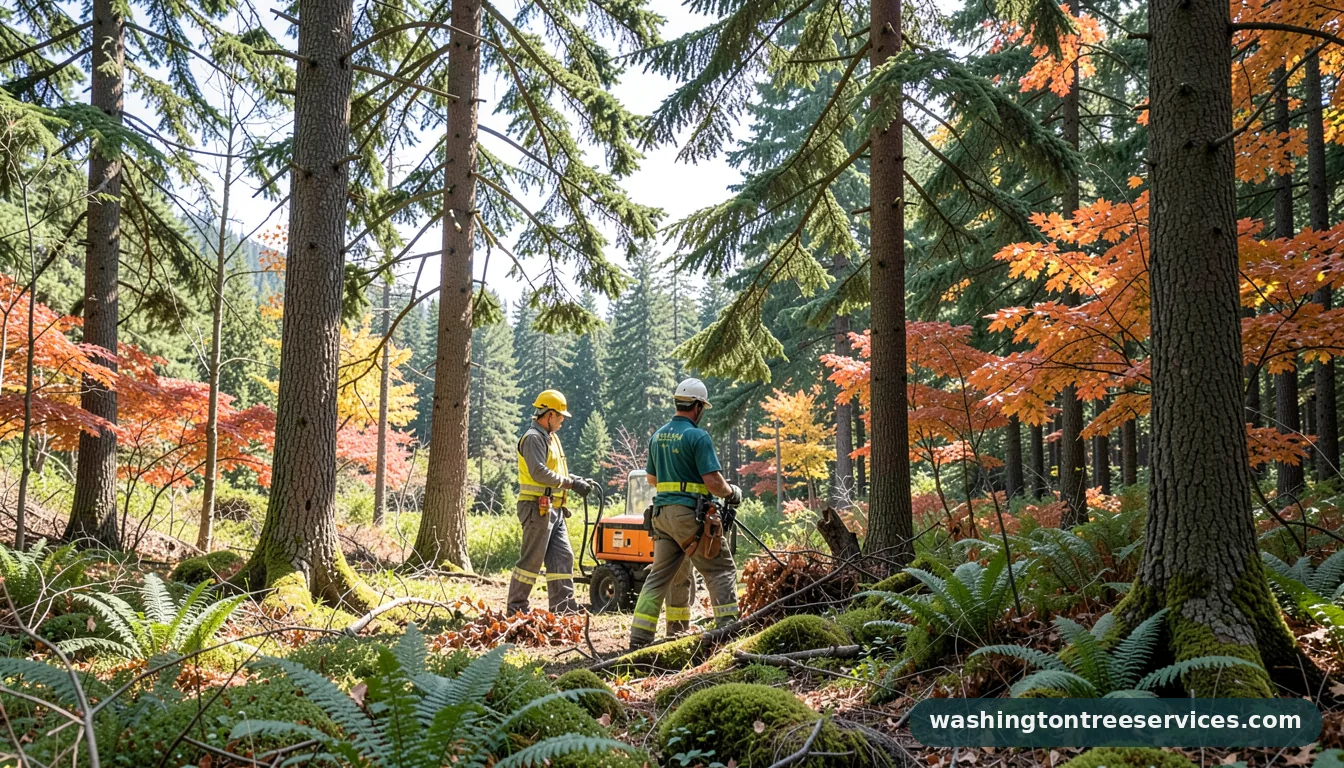 Professional equipment for tree services bellevue in Washington tree services bellevue - tree service equipment and crew in Washington