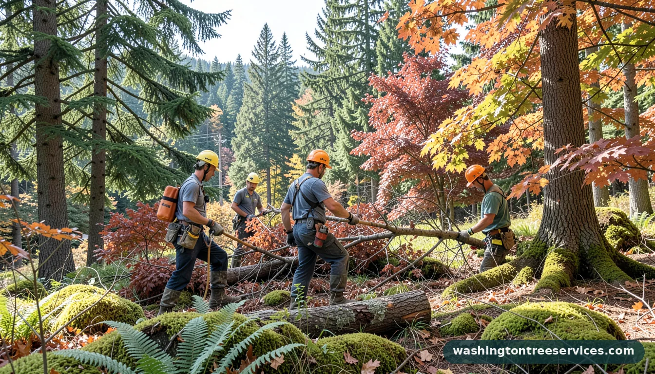 tree services in my area - completed tree work by Washington Tree Services