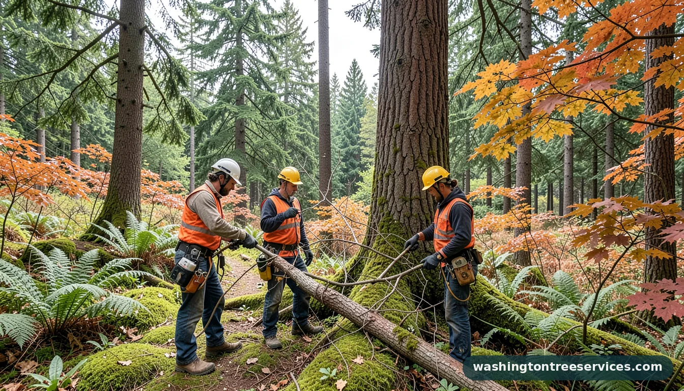 tree services in seattle - certified arborists at work in Washington