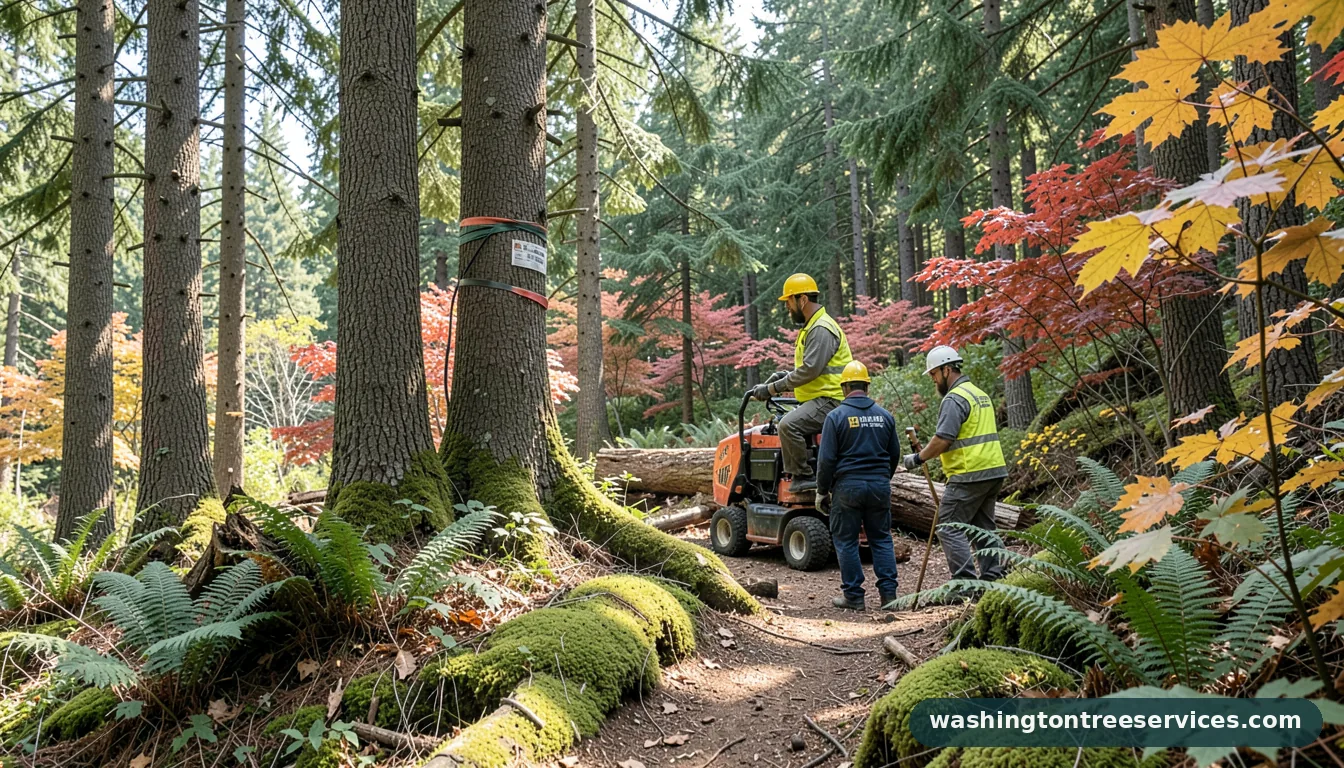 tree services puyallup - completed tree work by Washington Tree Services