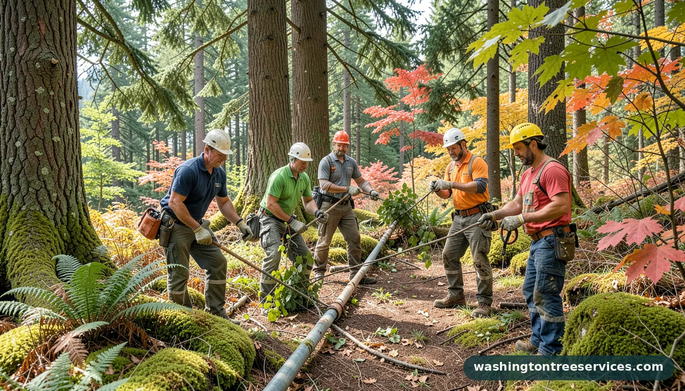tree services seattle - certified arborists at work in Washington