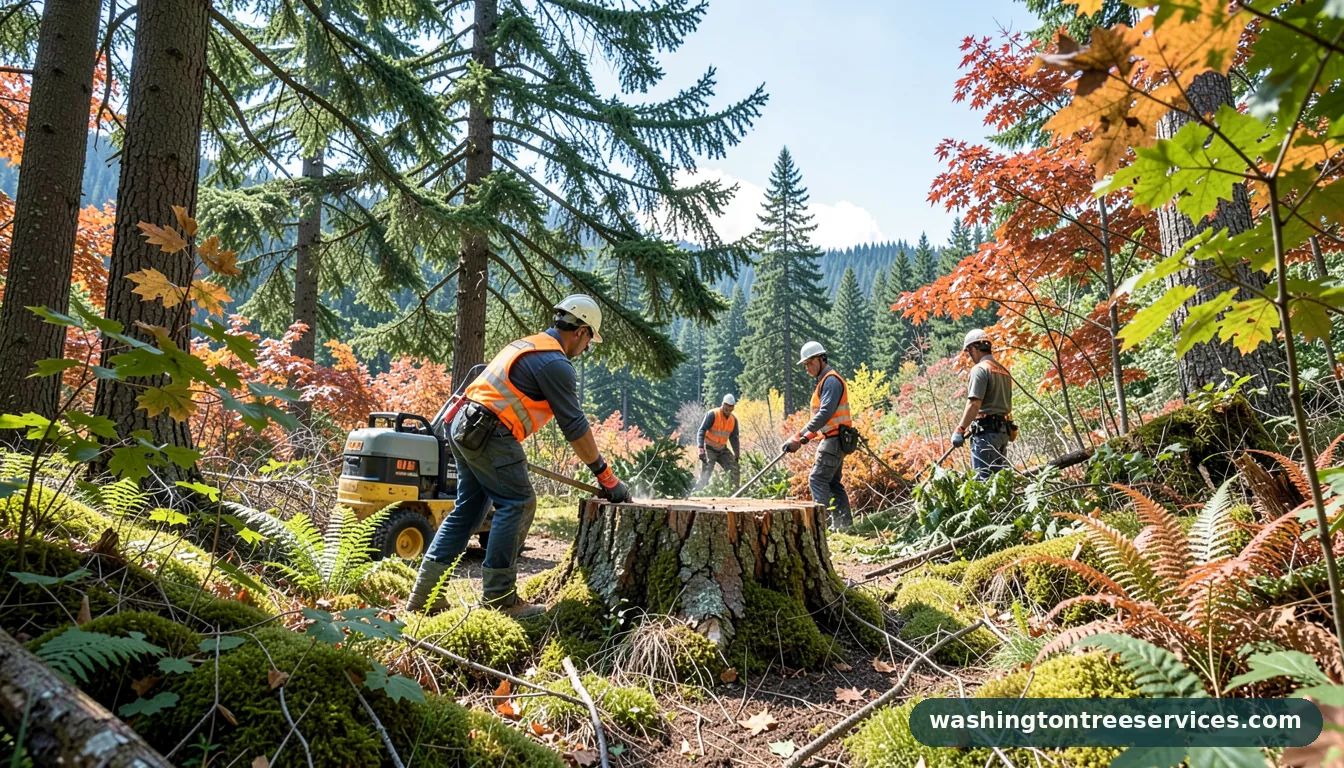 tree stump removal methods - professional tree service in Washington