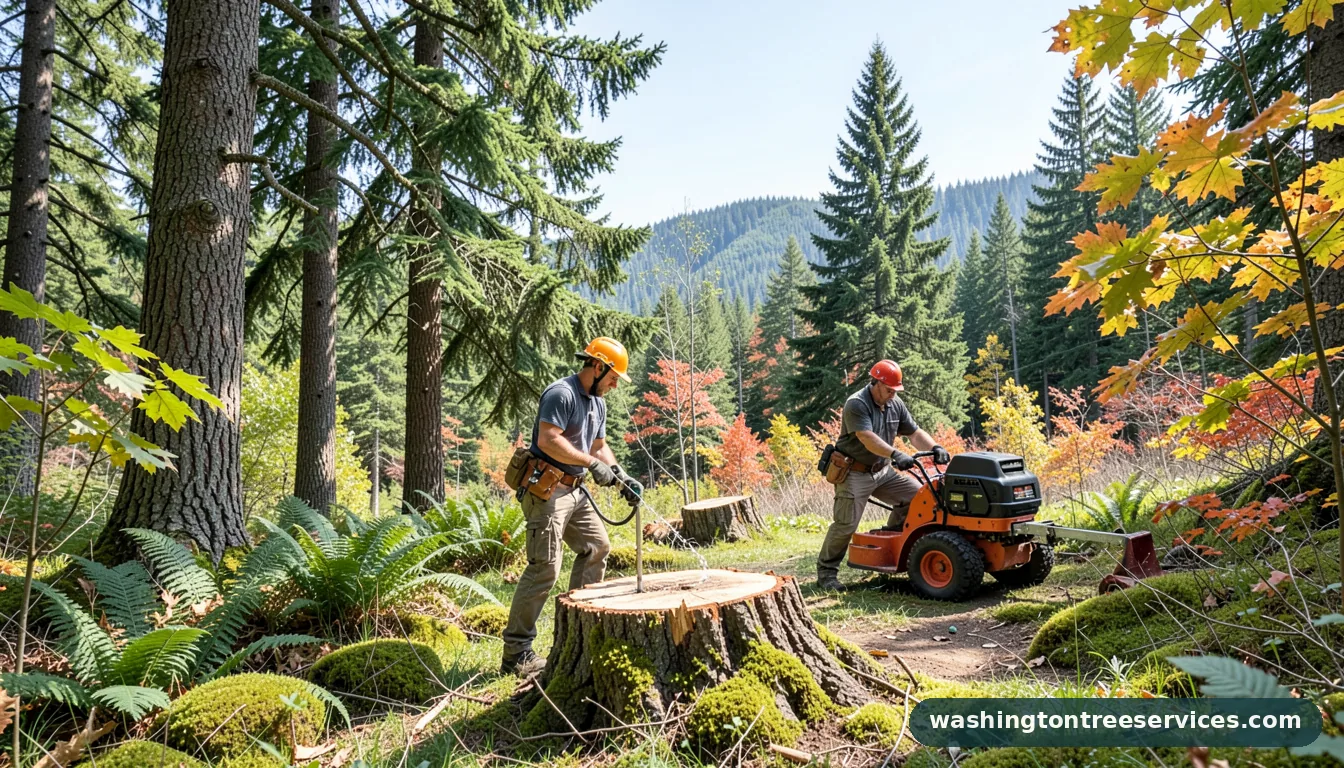 tree stump remover chemical - professional tree service in Washington