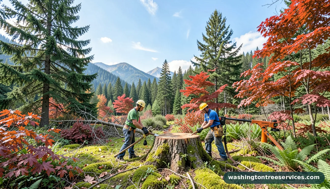 tree stump removers - professional tree service in Washington