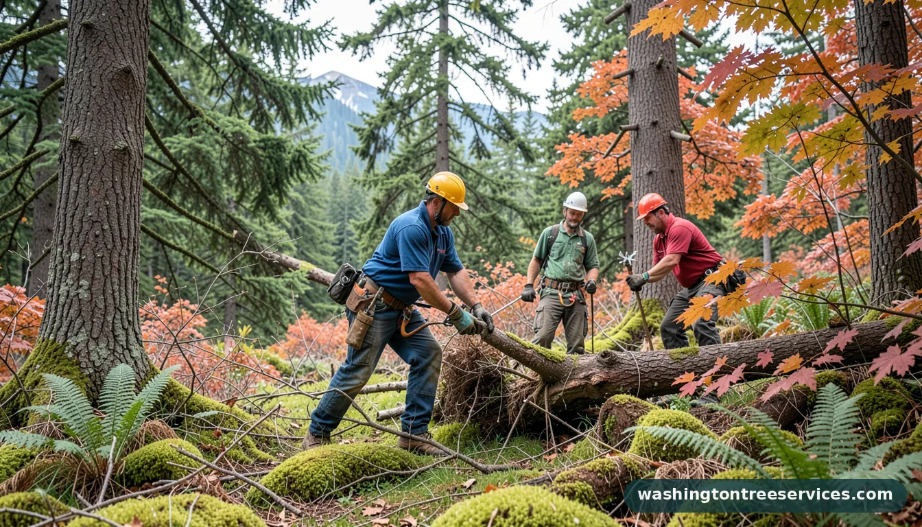 tree trimmer near me - completed tree work by Washington Tree Services