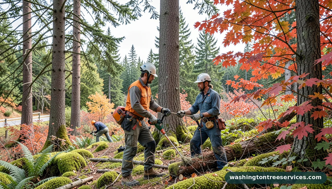 Certified arborists handling tree trimmers in my area in Washington tree trimmers in my area - certified arborists at work in Washington