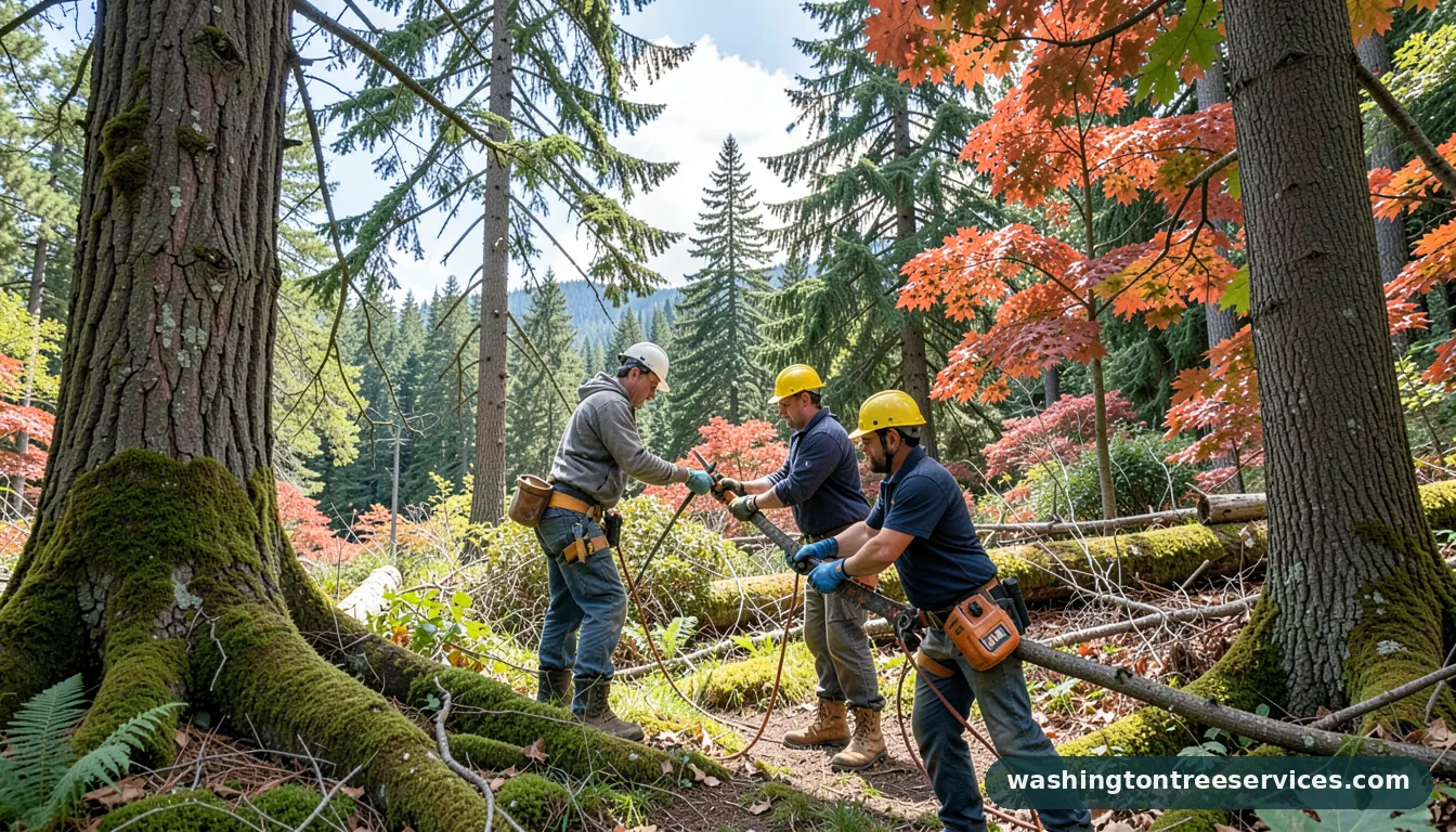 Professional equipment for tree trimmers in my area in Washington tree trimmers in my area - tree service equipment and crew in Washington