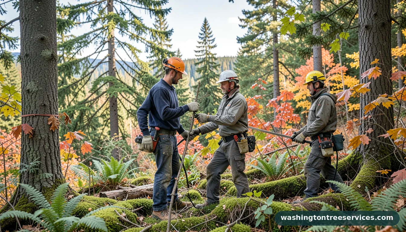 tree trimmers - completed tree work by Washington Tree Services