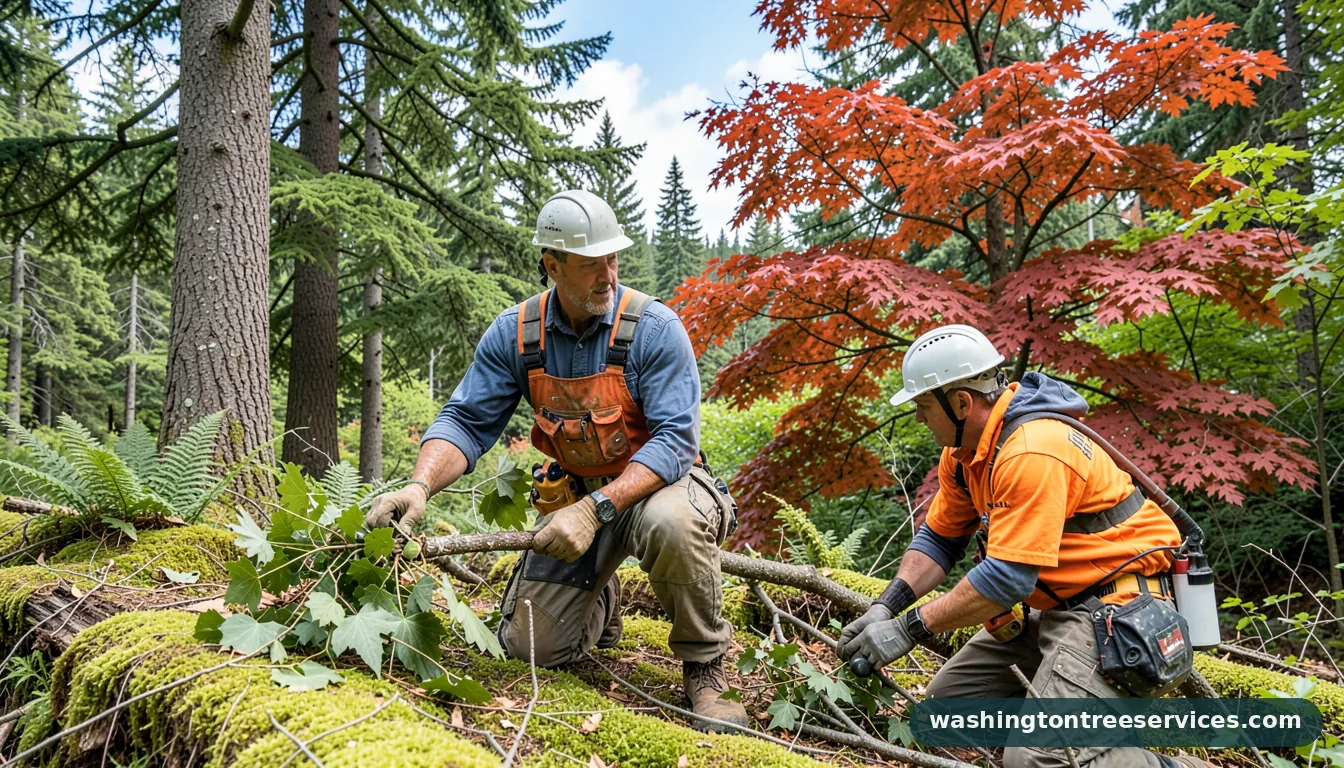 Completed tree trimming companies near me project by Washington Tree Services tree trimming companies near me - completed tree work by Washington Tree Services
