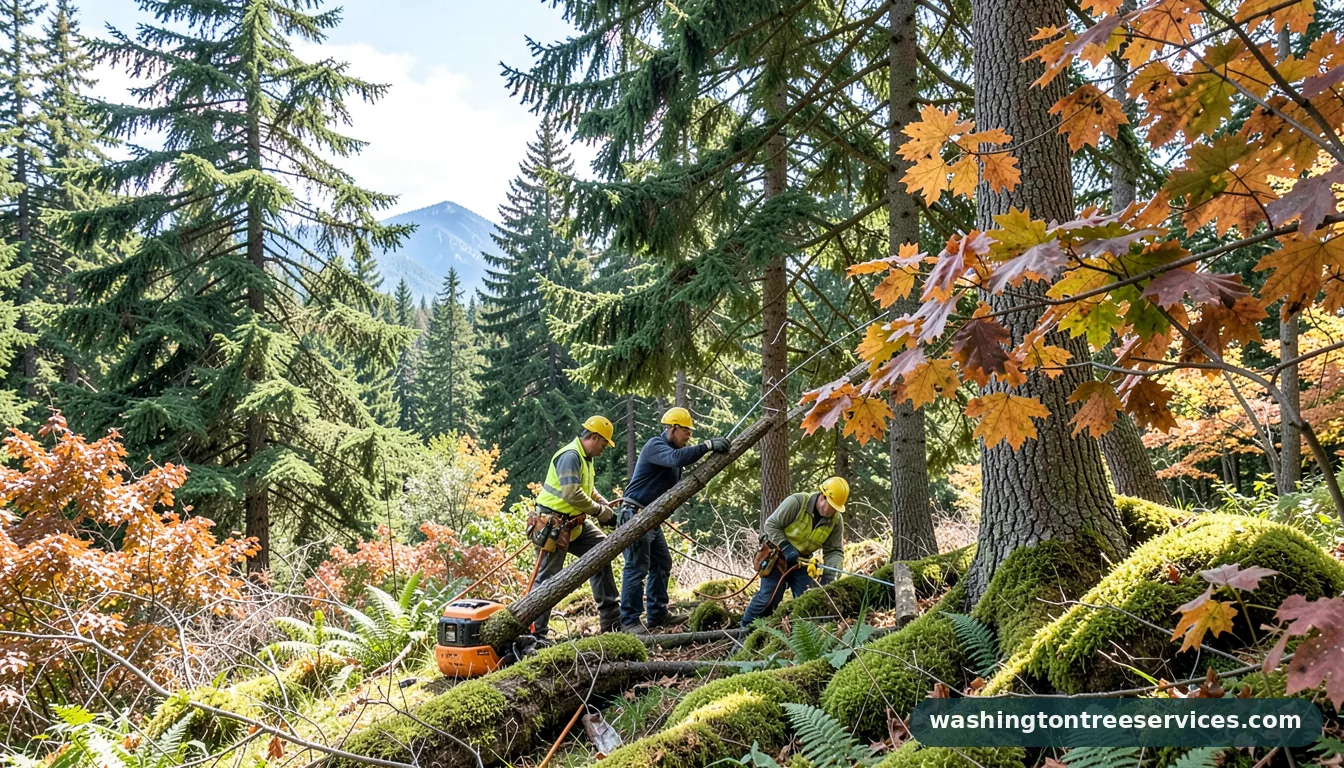 tree trimming des moines - completed tree work by Washington Tree Services